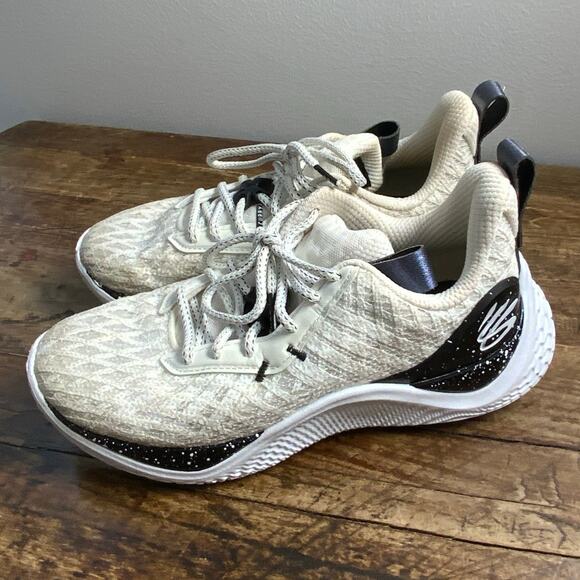 Under Armour Curry Flow 10 White/Black - Picture 3 of 9